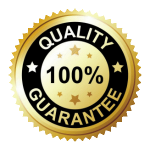 Our quality work is guaranteed with a warranty.